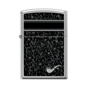 Zippo Pipe Logo with Designer Background Pipe Lighter