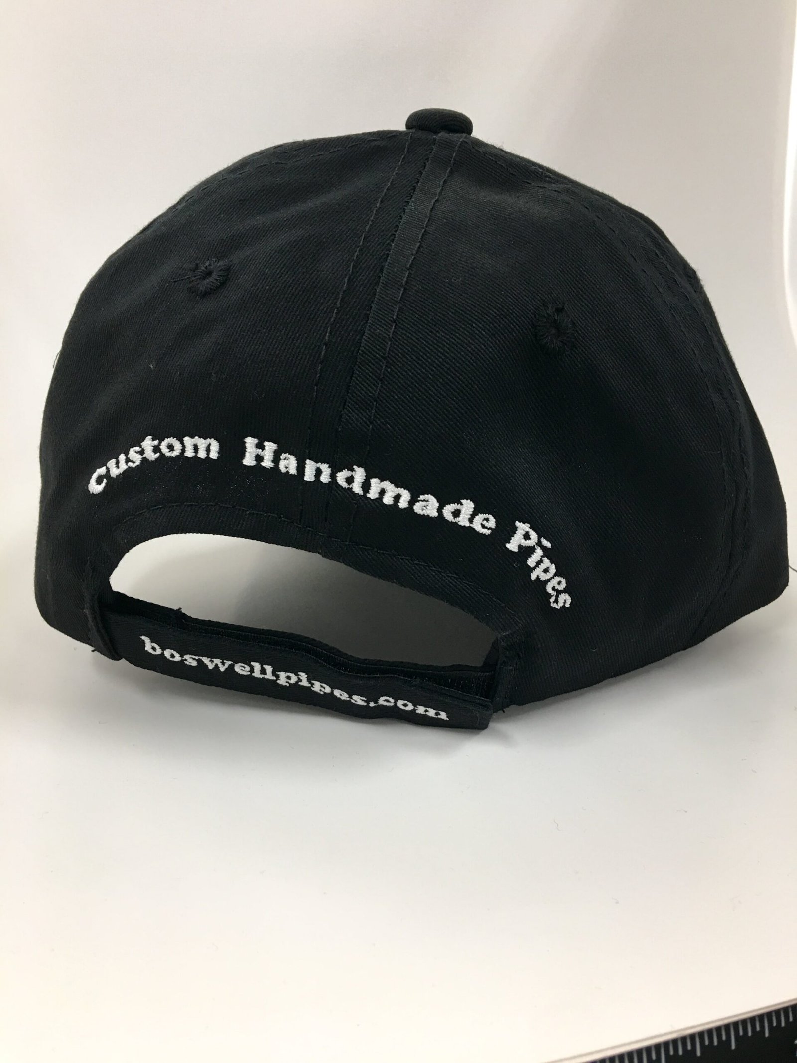 Boswell’s Pipes and Cigars Custom Hat Velcro Strap Black - Image 9