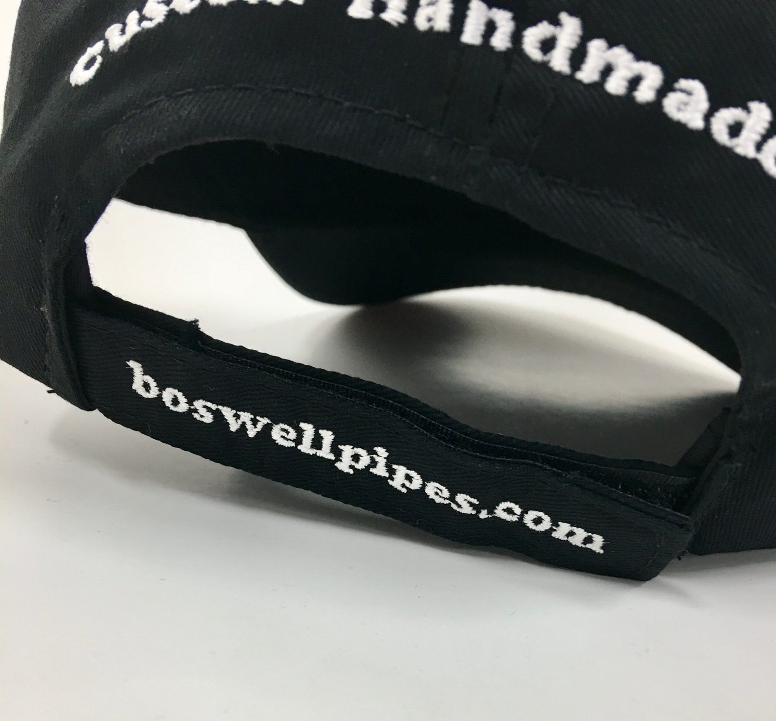 Boswell’s Pipes and Cigars Custom Hat Velcro Strap Black - Image 11