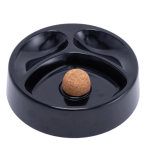 Lucienne Black Metal 2 Pipe Ashtray