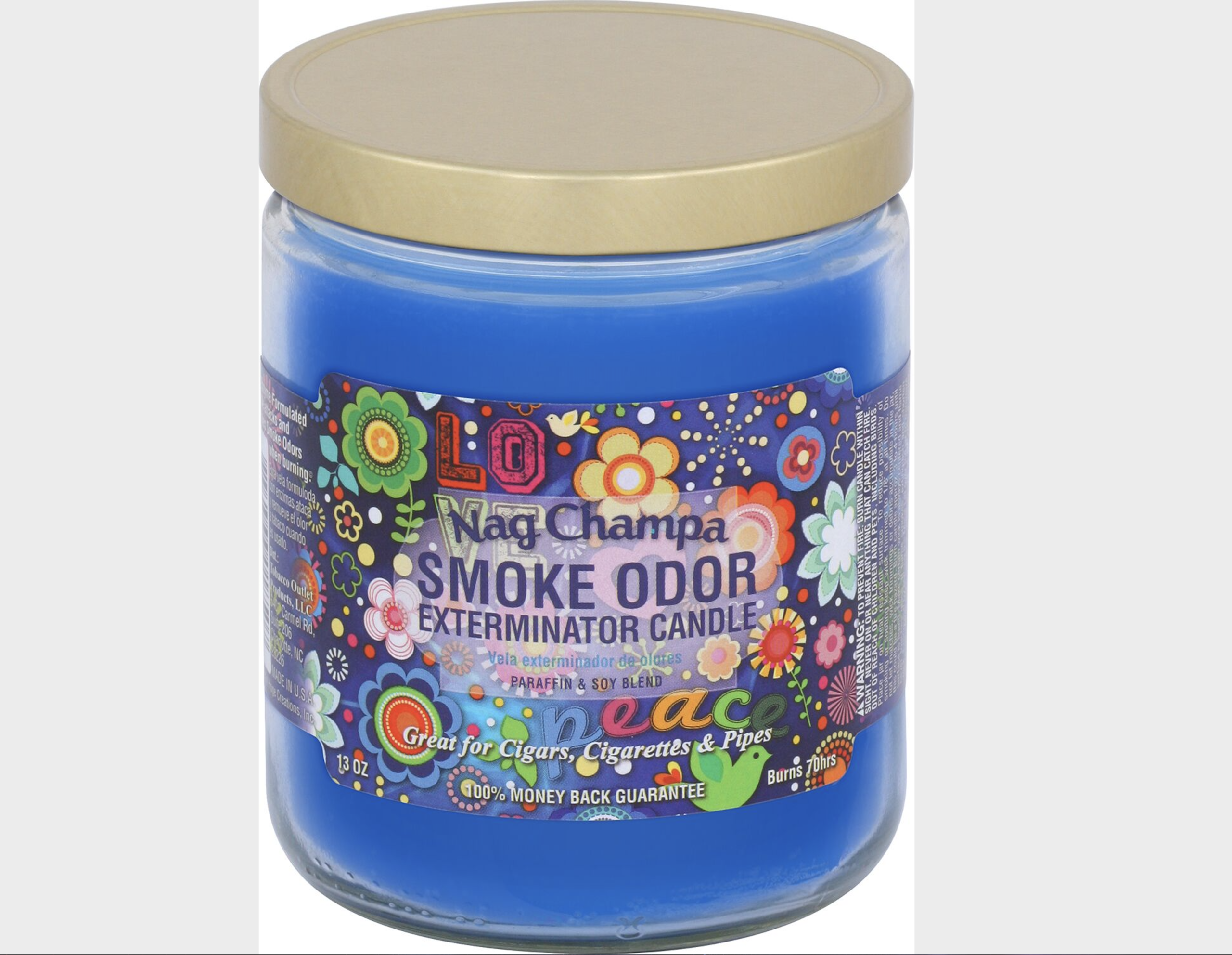 Smoke Odor Exterminator Candle Nag Champa 13oz.