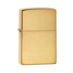 Zippo Lighter Brushed Brass
