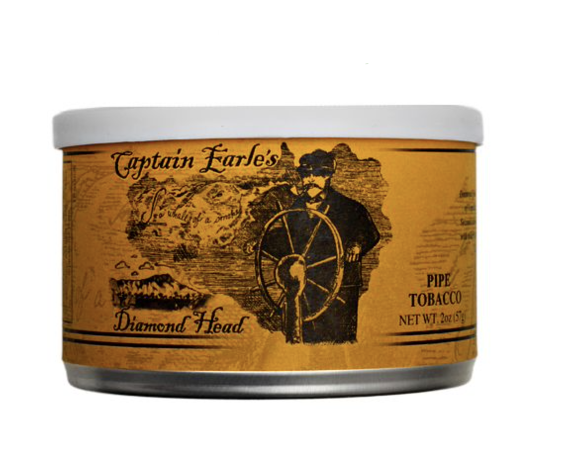 Captain Earle’s Diamond Head Pipe Tobacco 2oz Tin