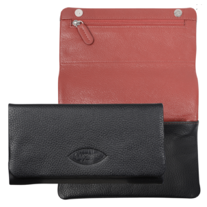 Comoys Tobacco Pouch Rollup Black & Red