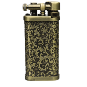 IM Corona Old Boy Brass Arabesque Pipe Lighter