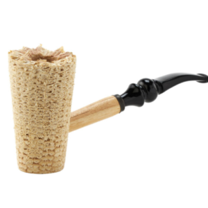 Missouri Meerschaum: Freehand Natural Corn Cob Pipe