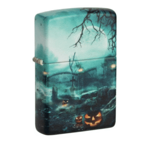 Zippo Lighter: Horror Goth Graveyard Design