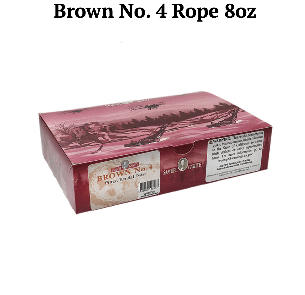 Samuel Gawith Brown No. 4 Rope 8oz box