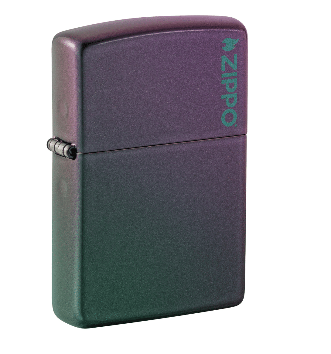 Zippo Lighter: Classic Iridescent Zippo Logo
