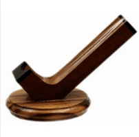 Woodmere 1 PIPE Holder TEAK & Ebony
