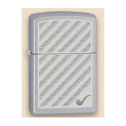 Zippo Pipe Lighter Diagonal Waves Design
